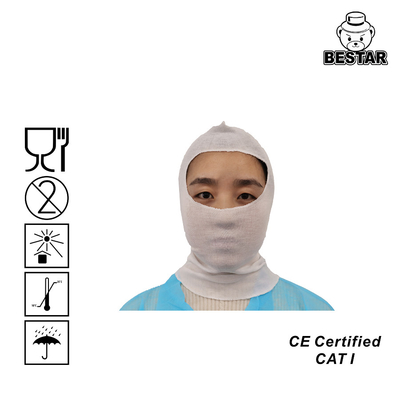 Cotton OSFA Ppe Hood Disposable Surgical Hood Protective  14INCH
