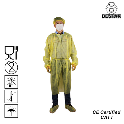 CE Certified Disposable Isolation Gown AAMI PB70 Level 2 Disposable Protective Gowns