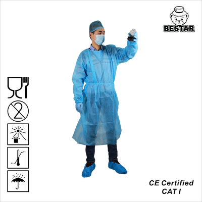 Non Woven Fabric Disposable Isolation Gown Non Woven Protective Gowns Pack