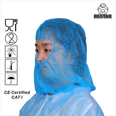 Latex Free Polypropylene Balaclava Disposable Hood With Face Shield