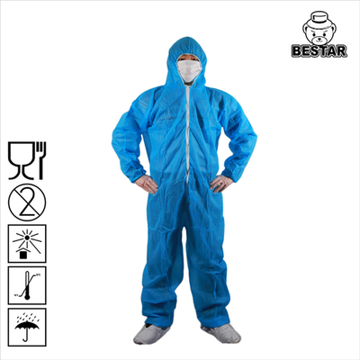 Disposable Polypropylene SPP Breathable Disposable Protective Coverall for Hygiene