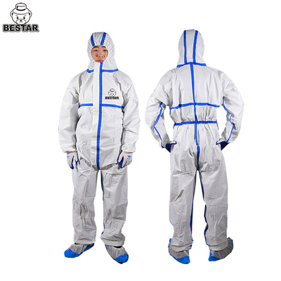 Laminated Disposable Painting Overalls Type 4 Coverall Spray SF