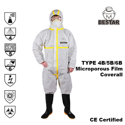 OEM Type 456 Disposable Body Suit 3xl Disposable Coveralls for Painting Spray