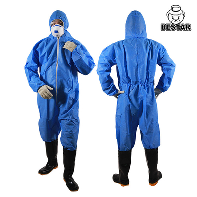SMS Disposable Medical Protective Coverall dust suits for Food Processing