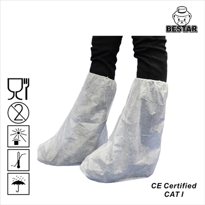 Nonwoven SPP Disposable Booties Shoe Covers Knee High Boot Covers