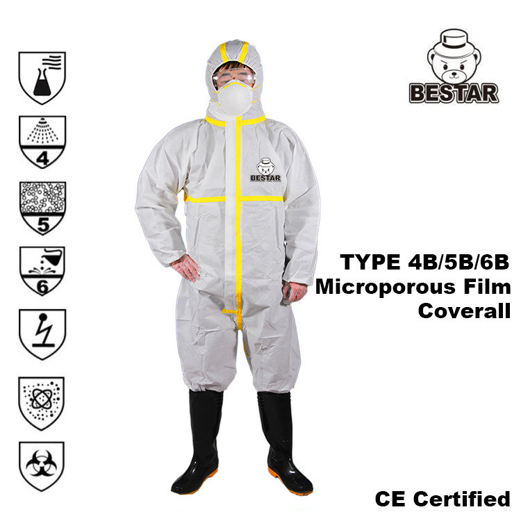 OEM Type 456 Disposable Body Suit 3xl Disposable Coveralls for Painting