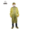 Long Sleeve Disposable Ppe Gowns Level 1 Isolation Gown With Knit Cuff Collar