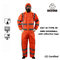 CE Certified Cat III Type 5/6 SMS Coverall with reflective tape