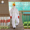 Water Proof Type 456 Microporous film Coverall with green bounded seam for medical use
