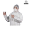 White SPP PE Disposable Protective Coverall Work Suits For Food Processing