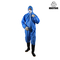 Nonwoven Royal Blue Disposable Medical Coveralls SMS Suit