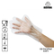 Waterproof HDPE Polythene Plastic Disposable Hand Gloves 11micron